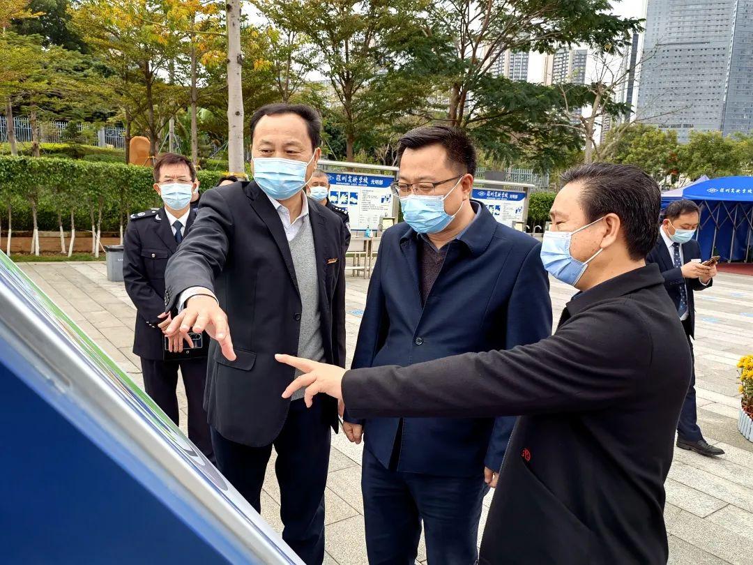 安全返校,2月18日上午,区委常委,副区长沈华新率队到光明区高级中学